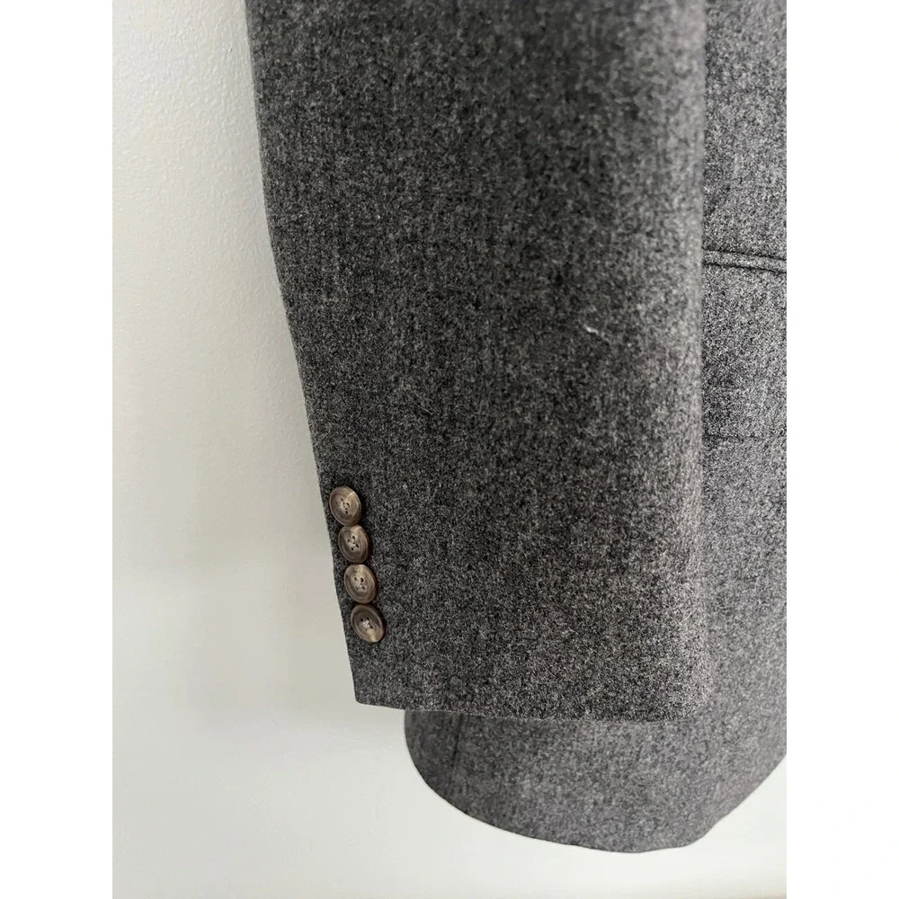 Vintage Polo Ralph Lauren Union‎ Made Gray Wool Blazer Made in USA